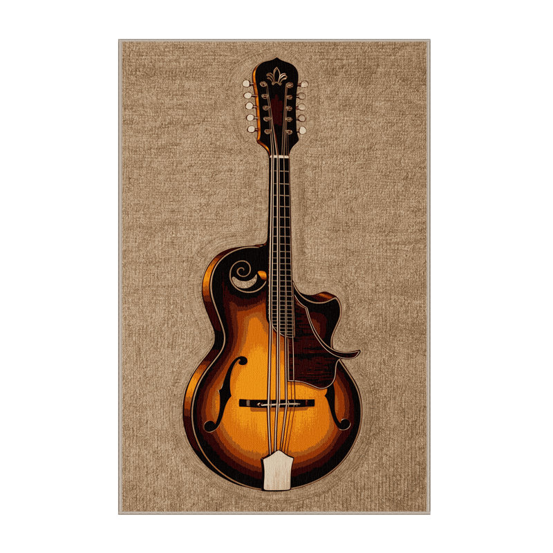  Tapis lavable mandoline, Rectangle 4pi x 6 pi