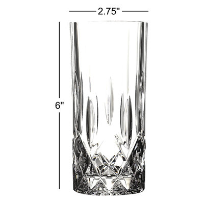 Opera 12 oz. Crystal Highball Glass Set
