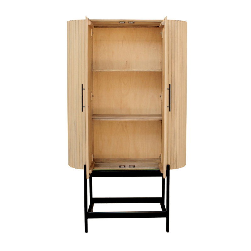 Bavia Metal Rectangle Accent Accent Chest