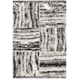 Abstract Beige/Gray Area Rug