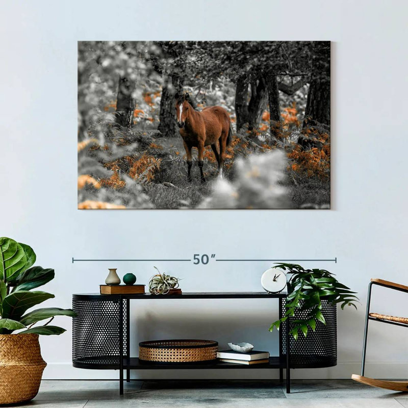 Brampt Horse Trails I, 32" H x 48" W