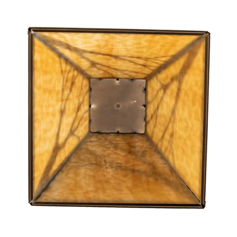 Abat-jour empire en verre 11,5 po Jamela