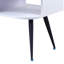 White And Black Coffee Table With 1 Drawer