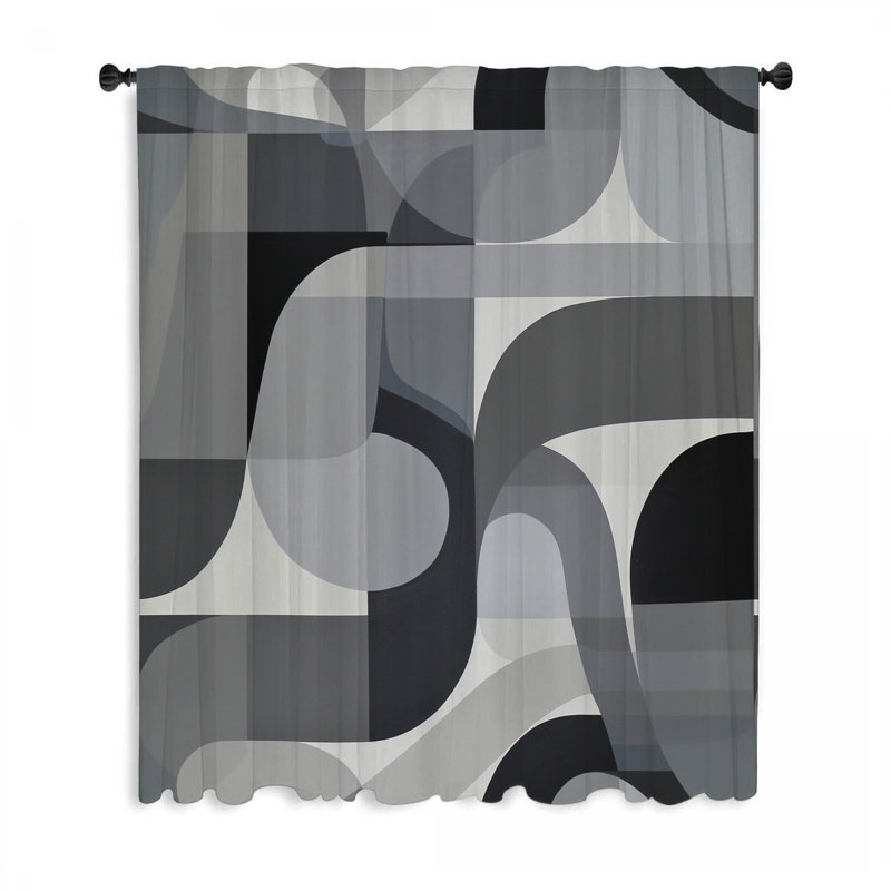 Rideaux occultant et occultant, 1 panneau, L 50 po x L 84 po