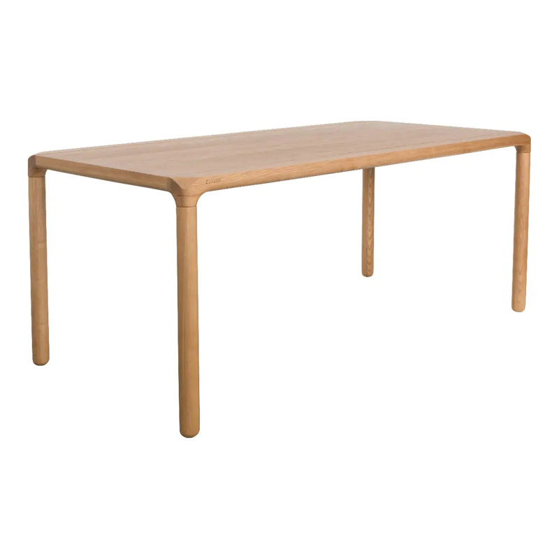Storm Solid Wood Dining Table, 30"H x 63"L x 35"W, Natural