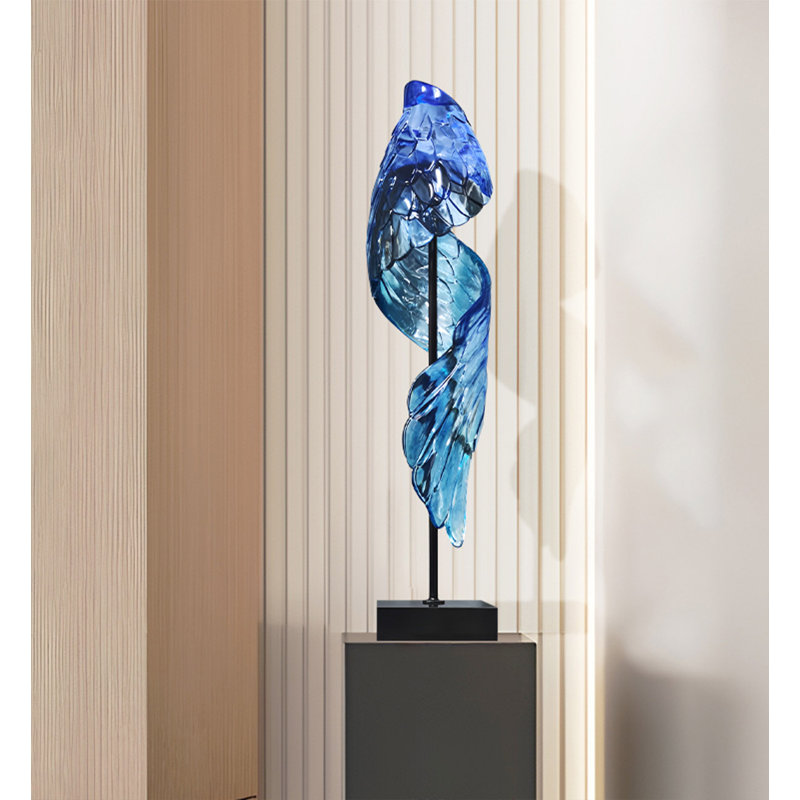 Modern Light Luxury Transparent Resin Ornament