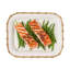 Bamboo 12" Platter - White/Natural