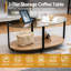 Table basse avec rangement Hanshaw
