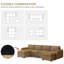 Canapé modulaire rembourré 6 pièces Jarielyz-2137994838