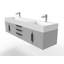 Ensemble de meuble-lavabo mural simple l 72 po Clelie-1160926161-1160926163-1160926167