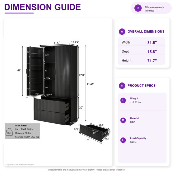 Dimensions du produit
