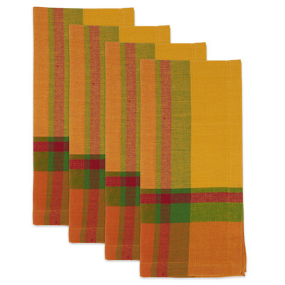 Serviette 100% coton 20 po Feuilles