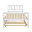 Structure de lit plateforme robuste en bois avec lit gigogne extensible-2015370787