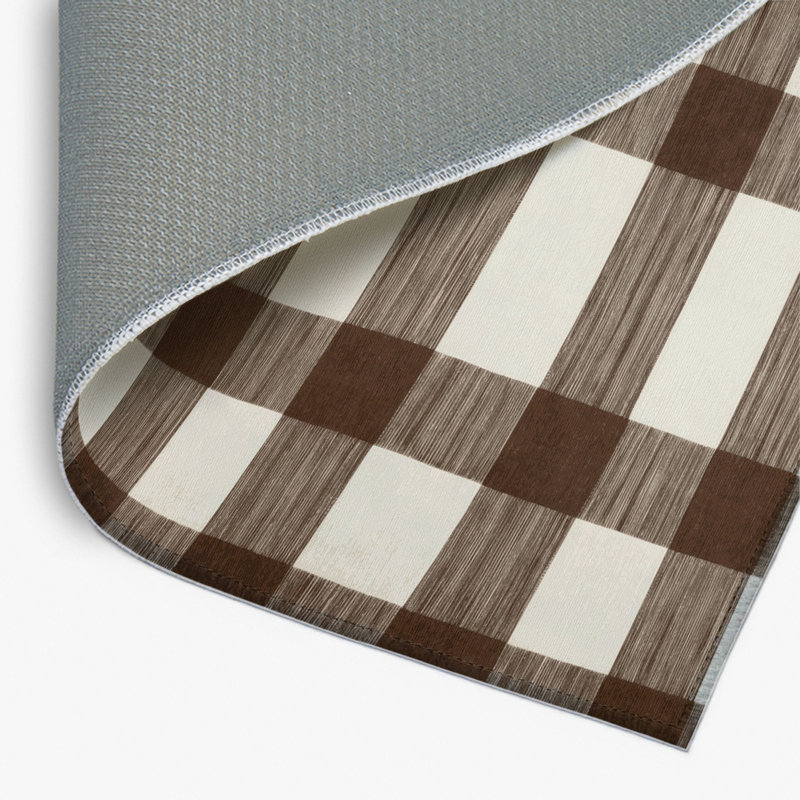 Tapis intérieur / extérieur gris HorizontalStripes, Rectangulaire 8 pi x 10 pi