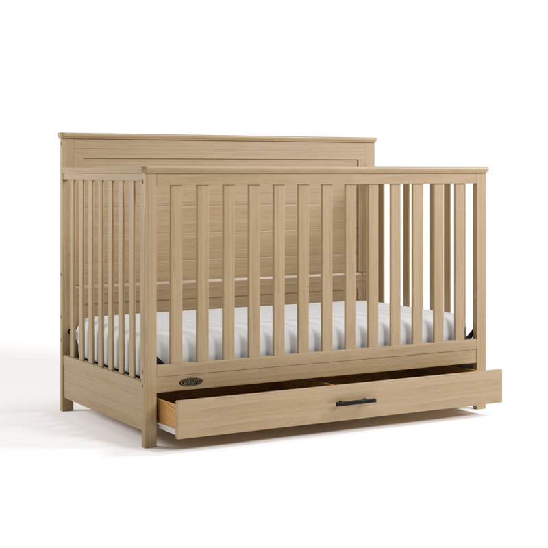 Tristan 5-In-1 Convertible Crib, Driftwood