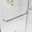 Porte de douche/baignoire coulissante double Fusion 56''-60''L x 57''H, encadrée, en nickel brossé avec verre clair 5/16''-97178881
