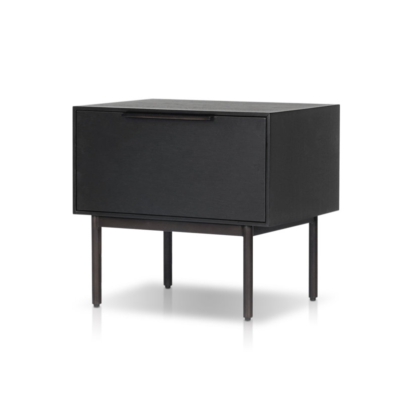 Table de chevet Ellis, Noir