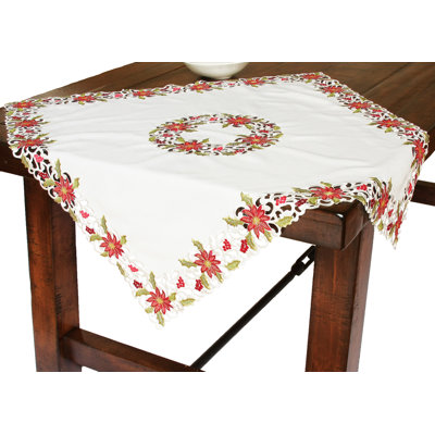 Serviette 34 po brodéed nappe table Salzman