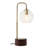 Boisy SIMPLE GLASS GLOBE ARCHED TABLE LAMP