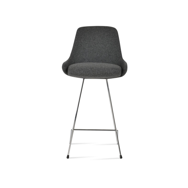 Tabouret de bar Gazel Cat, Gris foncé