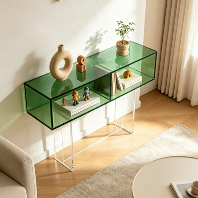 Console au design minimaliste en acrylique