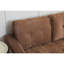 Canapé à 3 volets, canapé-lit futon convertible, causeuse peu encombrante, canapé-lit escamotable pour le salon, tissu en lin velours, brun-521933006