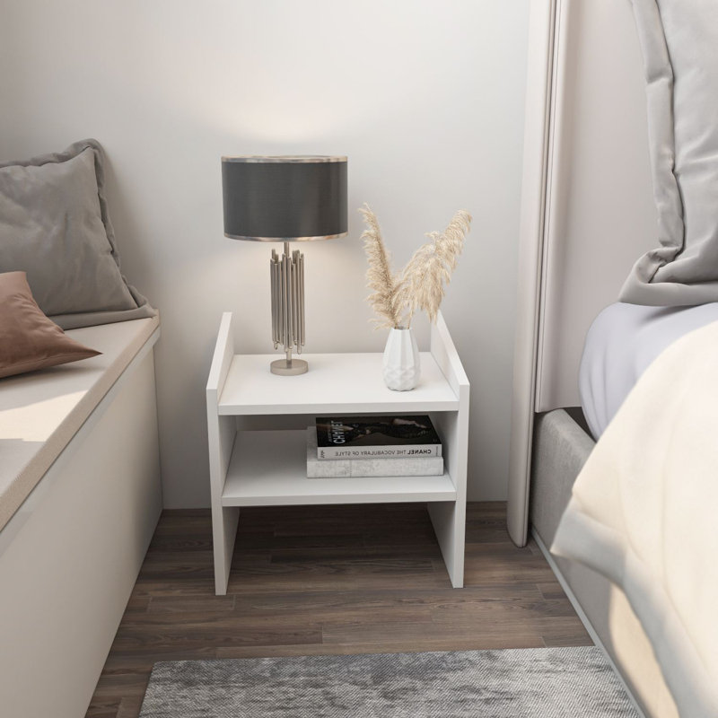Table de nuit, Blanc