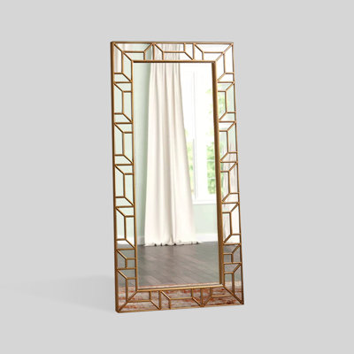 Rectangle Manufactured Wood Full Length Mirrors
