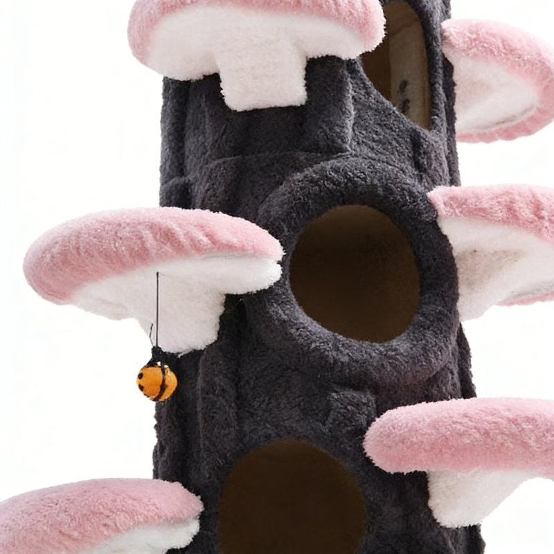 Structure grimpante noire pour chat