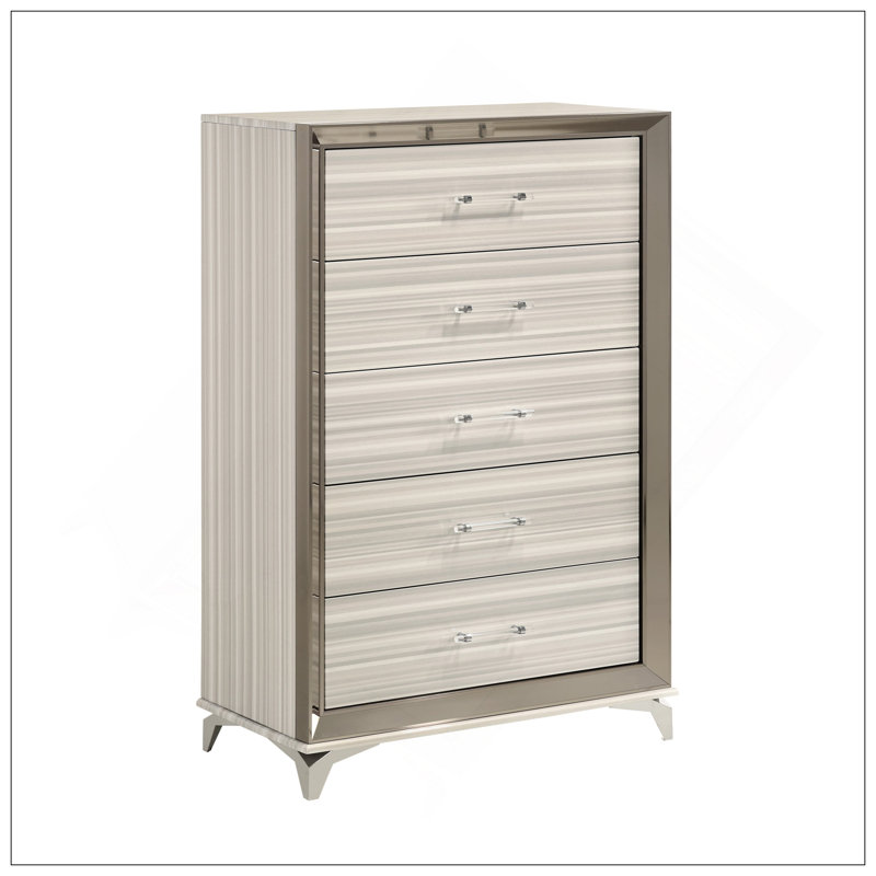 Commode étoile blanche