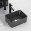 PLUSTEEL 12'' Ceramic Rectangular Bathroom Sink