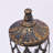 Vintage Distressed Metal Tall Candlestick Lampshade Set-662831525-668595522