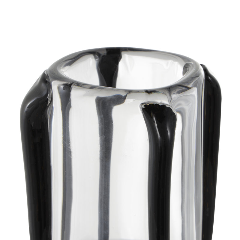 Ahren table vase, Noir, H 15,90 po x l 4,95 po x P 4,95 po