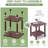 Outdoor Side Table 2 Tier Outdoor Table For Adirondack Side Tables For Outside Or Indoor Bamboo End Table For Pool Porch Weather Resistant Easy Maintenance-119291016