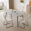 5-Piece Dining Table and Chairs ,Dining Room Set with 4 Modern Chairs-289733695-289733688