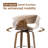 Tavar Upholstered Faux Leather Bar Stool-2070517371-2052157481