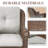 Habbe Outdoor Wicker Patio Chairs Set Of 2 With Olefin Cushions Weather-Resistant-802350619