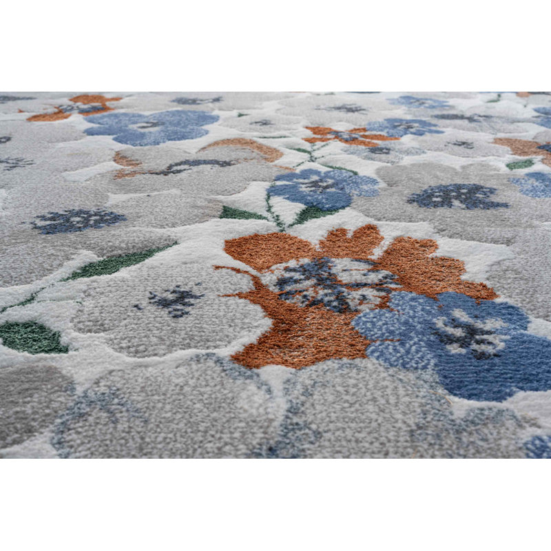 Ayan Floral Area Rug, Rectangle 133 cm x 195 cm