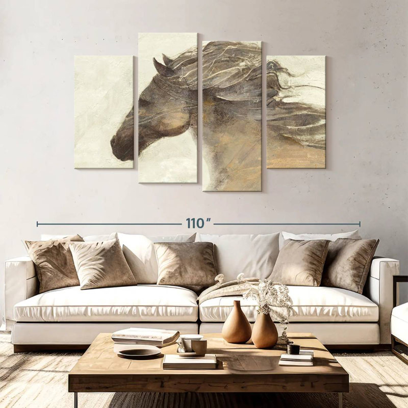 Abstract Horse, 54" H x 84" W