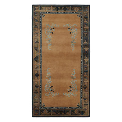 Art Deco Handmade Wool Area Rug