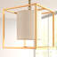 Lustre carré à 1 lumière Reinhard-49632199-49632201