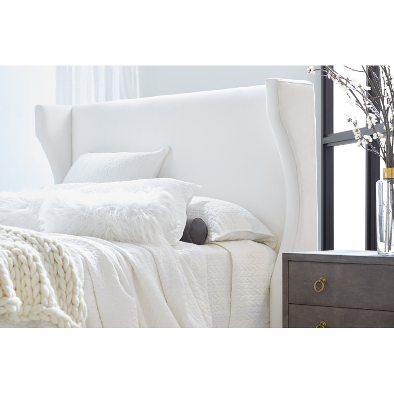 Upholstered Wingback Bed, California King