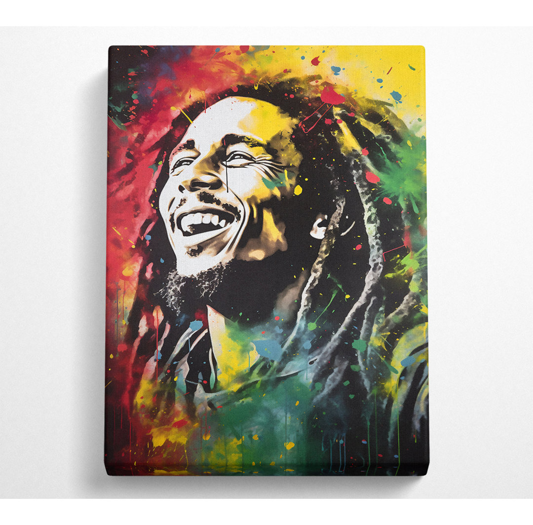 Kunstdruck Bob Marley Street Splash