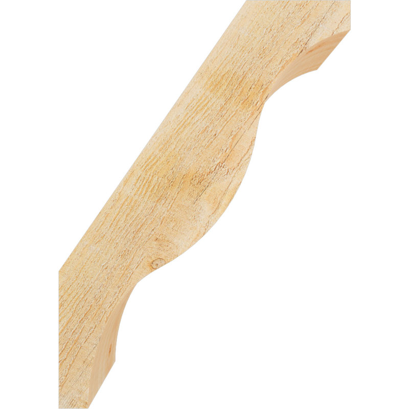 Attelle de genou à poils durs l 4 po x P 10 po x H 14 po Funston, Sapin de Douglas, Brute, H 14 po x l 4 po x P 10 po