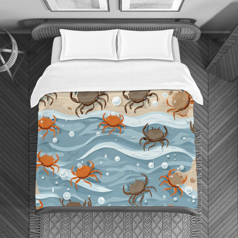 Housse de couette Sea Crab, Housse de couette simple