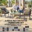 Outsunny 4 Piece Rattan Garden Furniture Set with Loveseat-278050933-278050936