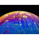 Soap Bubble Close Up Print by Philippe Monthoux