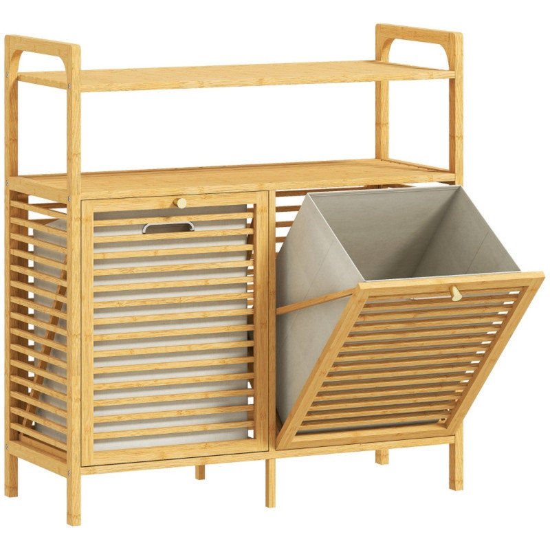 Bamboo Freestanding Bathroom Cabinet