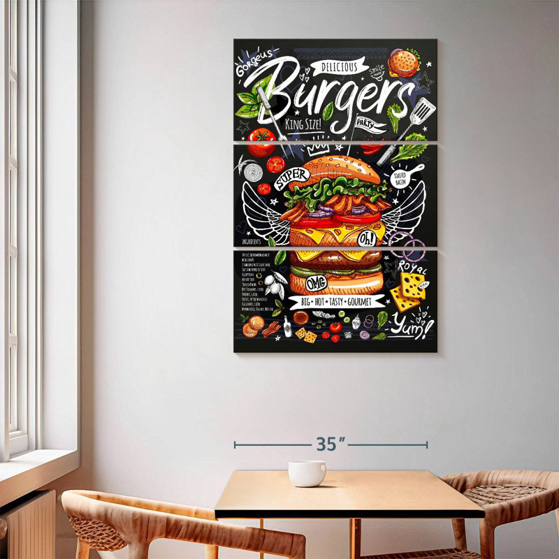 Yarlin King Size Burger, 65" H x 42" W