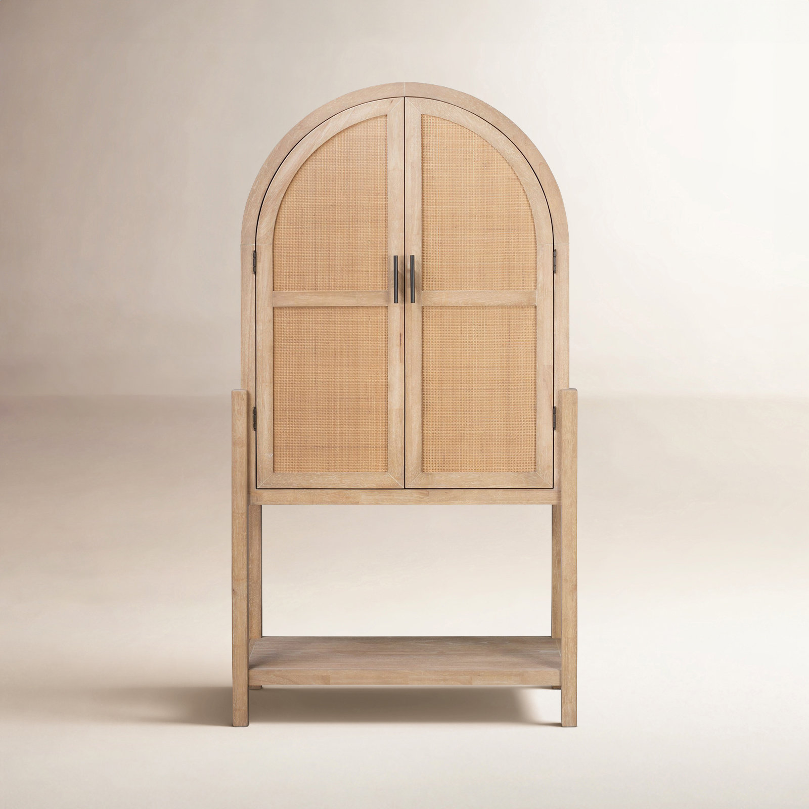 Boudreau Bar Cabinet-Light Natural Parawood